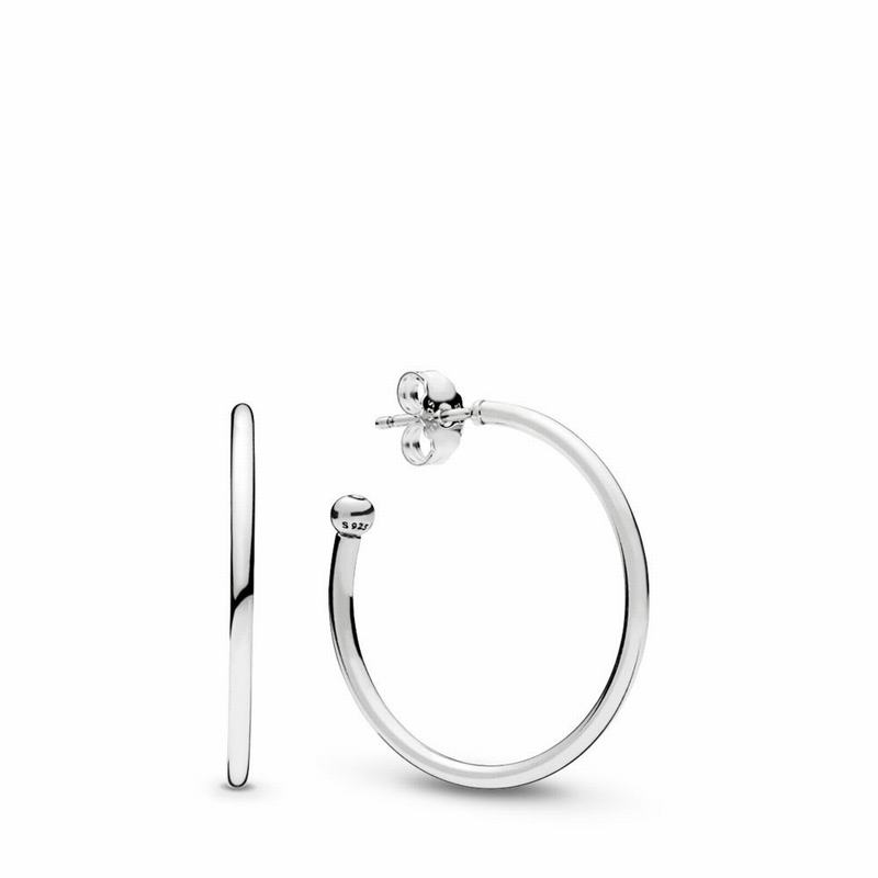 Pandora Hoops Of Versatility Earrings - Sterling Silver - Canada | EL7859DB